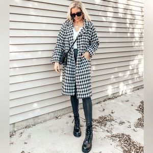 Houndstooth coat